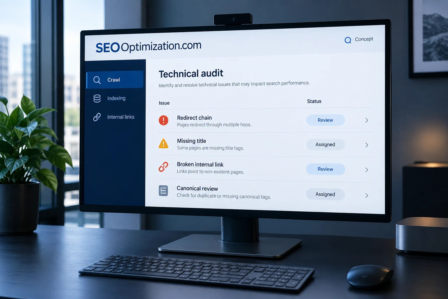 A technical SEO studio for complex websites